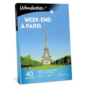 Coffret cadeau Wonderbox Week-end à Paris - Publicité