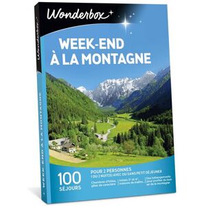 Coffret cadeau Wonderbox Week-end à la montagne - Publicité