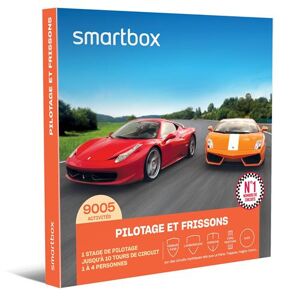 Coffret cadeau SmartBox Pilotage et frissons - Publicité