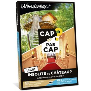 Coffret cadeau Wonderbox CAP ou PAS CAP Insolite ou Château ? - Publicité