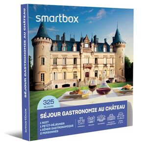Coffret cadeau SmartBox Séjour gastronomie au château - Publicité