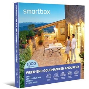 Coffret cadeau SmartBox Week-end gourmet en amoureux - Publicité