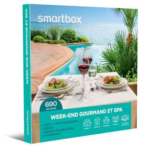 Coffret cadeau SmartBox Week-end gourmand et spa - Publicité