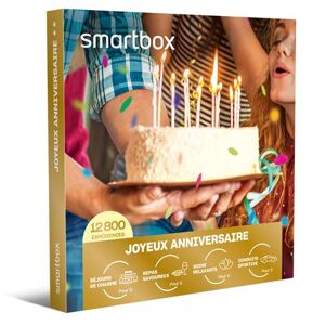 Coffret cadeau SmartBox Joyeux anniversaire** - Publicité