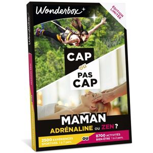 Coffret cadeau Wonderbox Cap ou Pas Cap Maman - Publicité