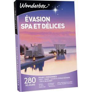 Coffret cadeau Wonderbox Evasion Spa et Délices - Publicité