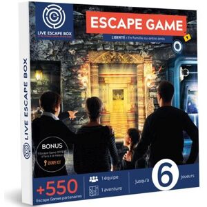 Boomrang Coffret cadeau Escape Game Liberté jusqu'à 6 joueurs - Publicité