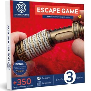 Boomrang Coffret cadeau Escape Game Liberté jusqu'à 3 joueurs - Publicité