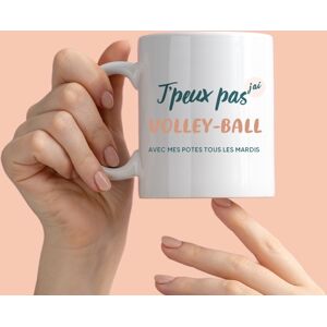 Cadeaux.com Mug personnalisé - J'peux pas j'ai volley-ball