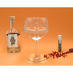 Cadeaux.com Kit de fabrication de gin avec un verre personnalisé