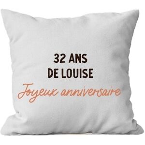 Cadeaux.com Coussin message personnalisable femme 32 ans