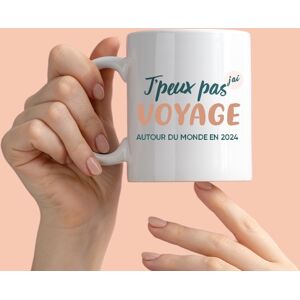 Cadeaux.com Mug personnalisé - J'peux pas j'ai voyage