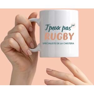 Cadeaux.com Mug personnalisé - J'peux pas j'ai rugby - Publicité