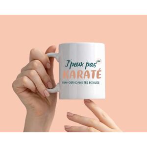 Cadeaux.com Mug personnalise - J'peux pas j'ai karate