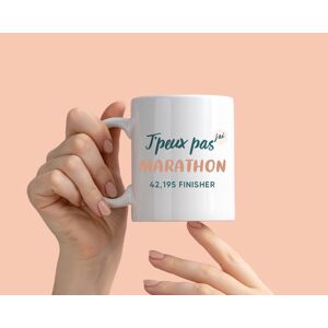 Cadeaux.com Mug personnalisé - J'peux pas j'ai marathon - Publicité