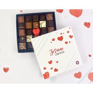 Cadeaux.com Coffret personnalisé de 25 chocolats - Amour