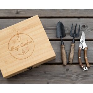 Cadeaux.com Kit d'outils de jardinage dans coffret personnalisé