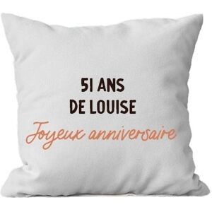 Cadeaux.com Coussin message personnalisable femme 51 ans