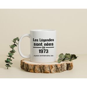 Cadeaux.com Mug personnalisé - Les Légendes sont nées en 1973