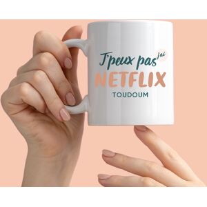 Cadeaux.com Mug personnalisé - J'peux pas j'ai netflix