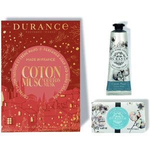 DURANCE Coffret Duo Coton Musc Petit prix