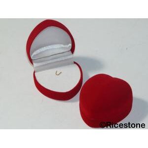 Ricestone 4g) 12x Coffret cadeau en forme de cur à pendentif.