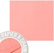 Paquet de 25 cartes simples Grain de Pollen 135x135mm 210g/m² - Poudre de corail - Lot de 4