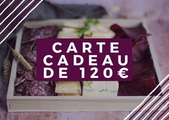 Carte Cadeau 120 € - En direct de Pourdebon (Paris)