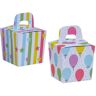 Decora 6 Candy Box In Cartoncino Compostabile Palloncini 6 X 6 X 10,5 H Cm