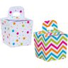 Decora 6 Candy Box In Cartoncino Compostabile Pois 6 X 6 X 10,5 H Cm