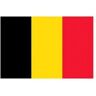 BEAU by Bo Belgische vlag 3 stuks - vlaggen - Belgie - 90/150cm -Belgium