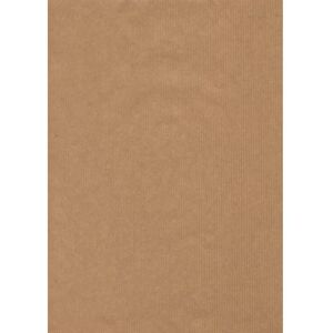 Presentpapper Ribbad Kraft Brun, 57cm x 10m, 25/fp 25st