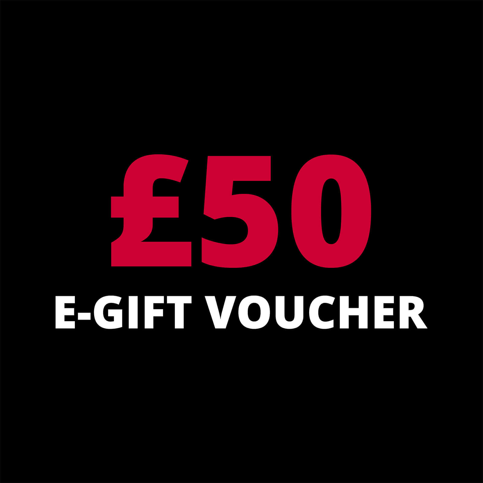 PBK £50 PBK Gift Voucher; unisex