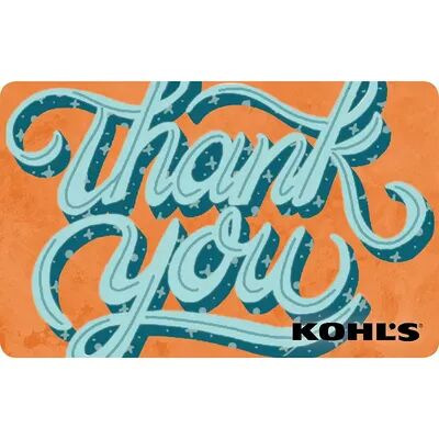 Web Card Thank You Gift Card, Multicolor, $25