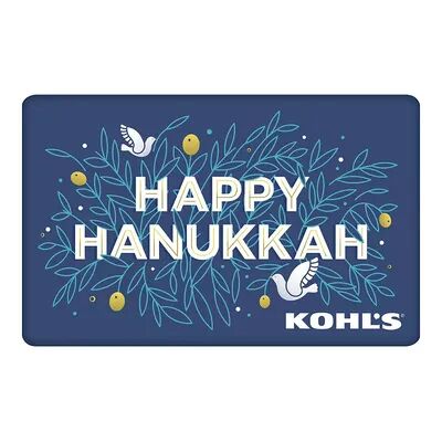 Web Card Happy Hanukkah Gift Card, Multicolor, $40