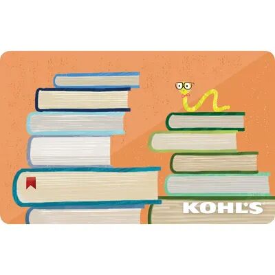 Web Card Bookworm Gift Card, Multicolor, $40