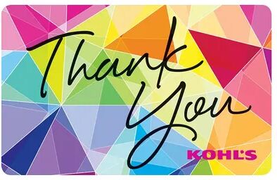 Web Card Thank You Gift Card, Multicolor, $25