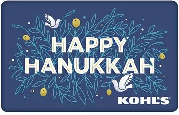 Web Card Happy Hanukkah Gift Card, Multicolor, $200