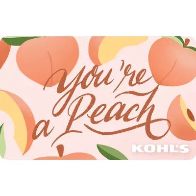 Web Card Peach Gift Card, Multicolor, $25