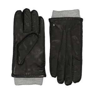 ROECKL Handschuhe Metz für Herren mit Strickbündchen Black Grey