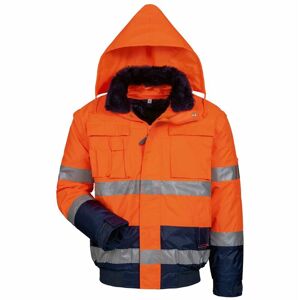 Volker warnschutzpilotjacke, orange/marine Gr. 3-XL (58/60) 23559-3 Gr. 3-XL (58/60) - Elysee