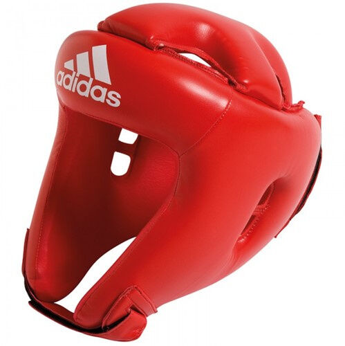 Adidas kopfschutz Boxleder rot Größe XL