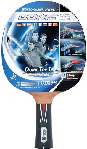 Donic Schildkröt Tischtennisschläger Top Team 800 schwarz