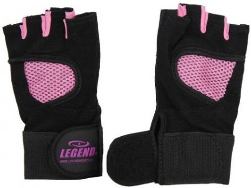 Legend Sports Fitness Handschuh Legende Mesh schwarz/pink Größe XS