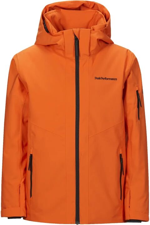 Peak Performance Junior Maroon Jacket Orange Orange 150