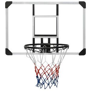 vidaXL Tablero De Baloncesto Policarbonato Transparente 90x60x2.5 Cm