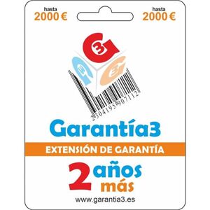 Garantia 3 Garantia g3pdes2000 por webshop 2 años mas hasta 2000 euros