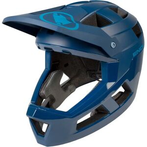 Endura singletrack casco bicicleta Azul (L-XL)