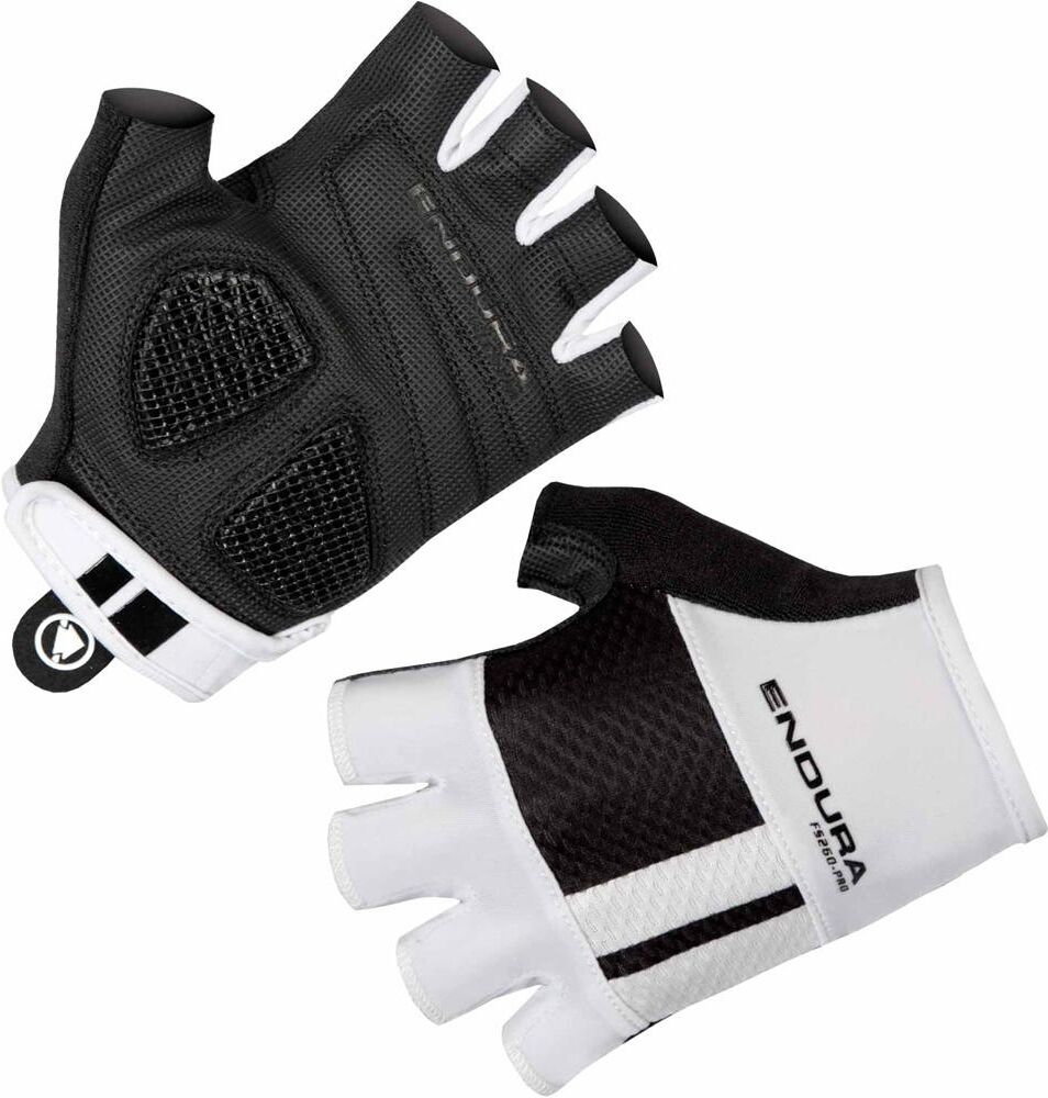 Endura fs260 pro guantes cortos ciclismo Blanco (L)