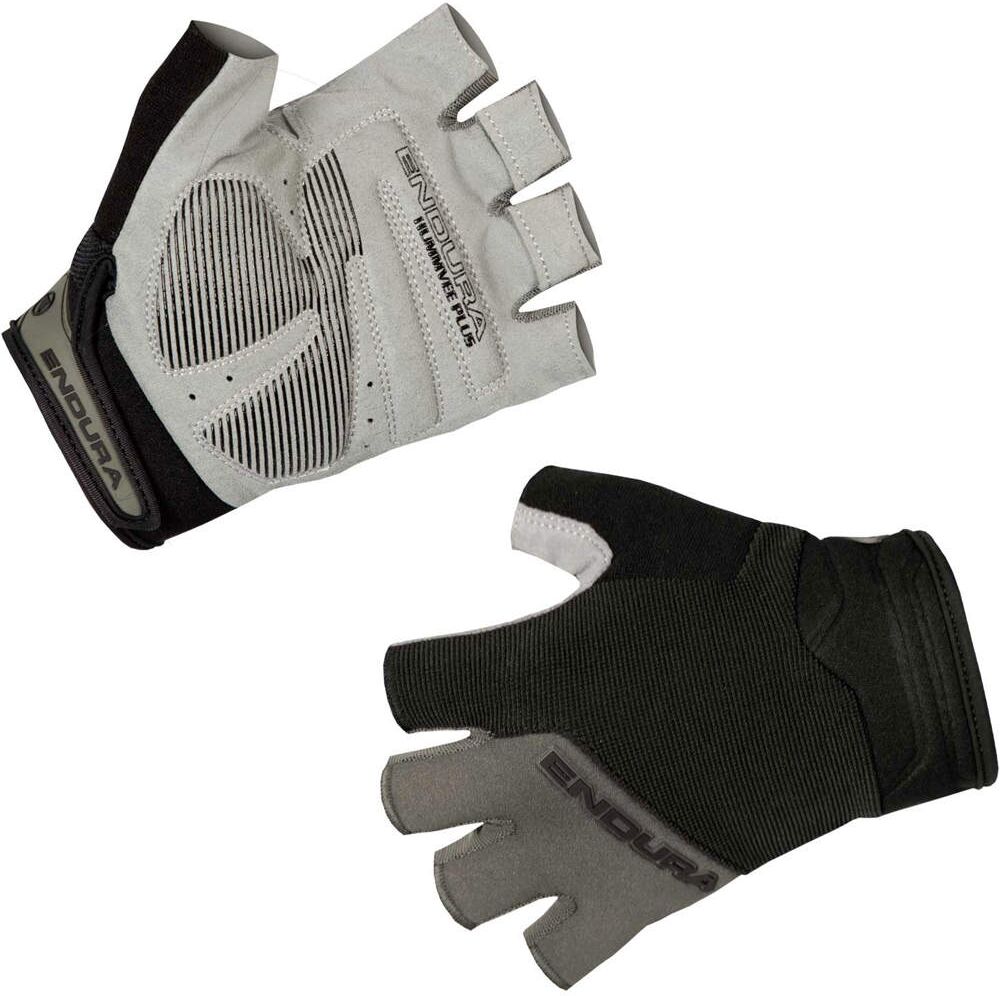 Endura hummvee plus infantil guantes cortos ciclismo Negro (L)